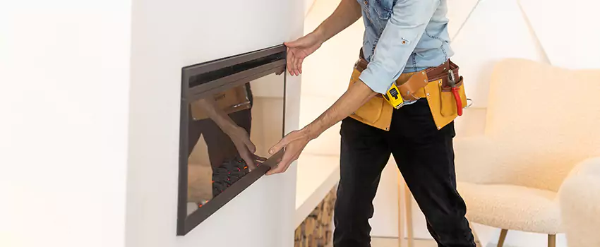 Metal Fireplace Installation in Springfield, Virginia