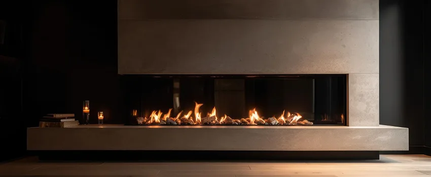 Gas Fireplace Ember Bed Design Services in Springfield, Virginia