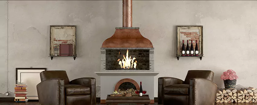 Thelin Hearth Products Providence Pellet Insert Fireplace Installation in Springfield, VA