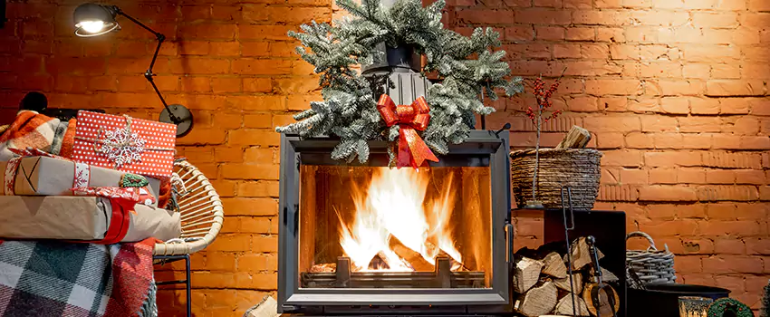 Travis Industries Linear Gas Fireplace Installation in Springfield, Virginia