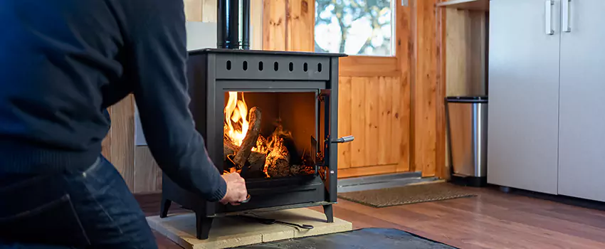 Open Hearth Wood Fireplace Installation in Springfield, VA