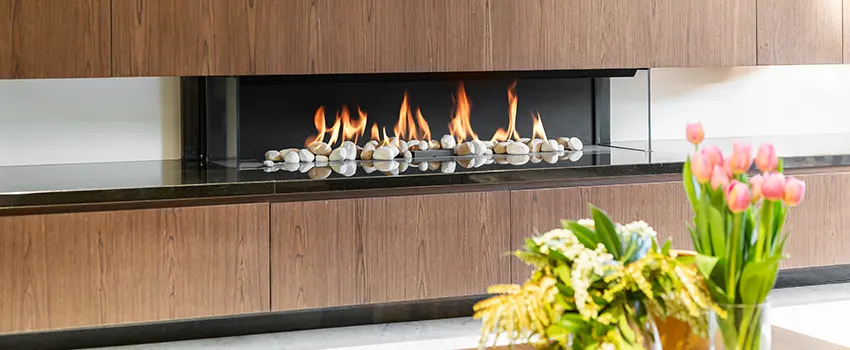 Double-height Fireplace Design Refurbishment in Springfield, Virginia